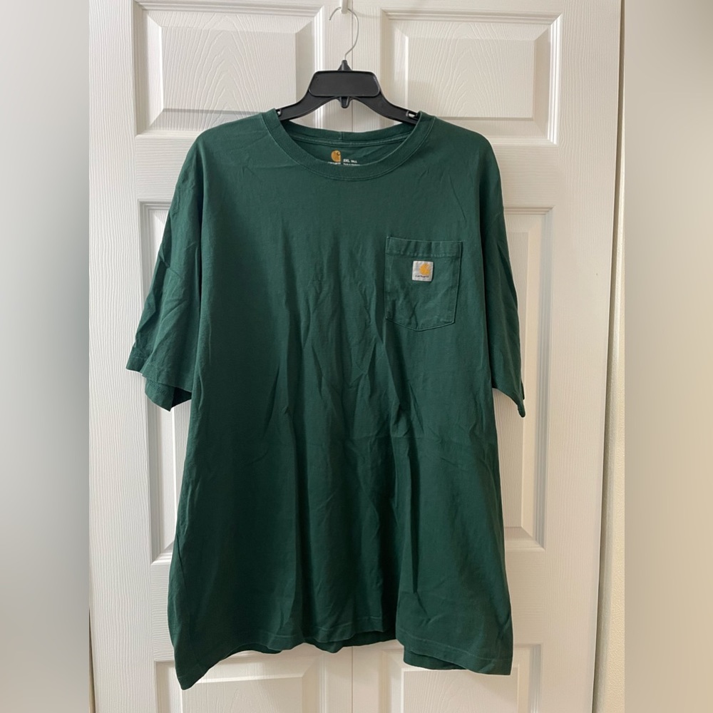Forest green Carhartt short sleeve shirt